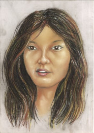 Ritratto di orientale sconosciuta